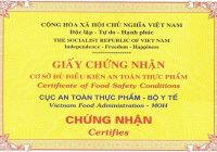 Giấy phép vệ sinh an toàn thực phẩm